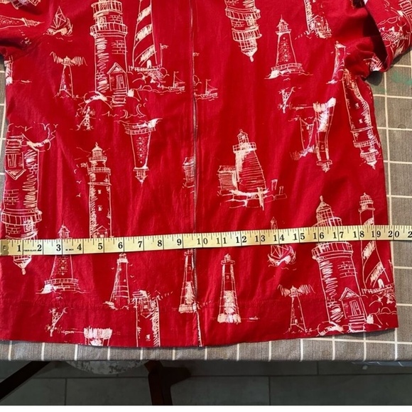 Onque retro cotton lighthouse zip jacket - Picture 11 of 16